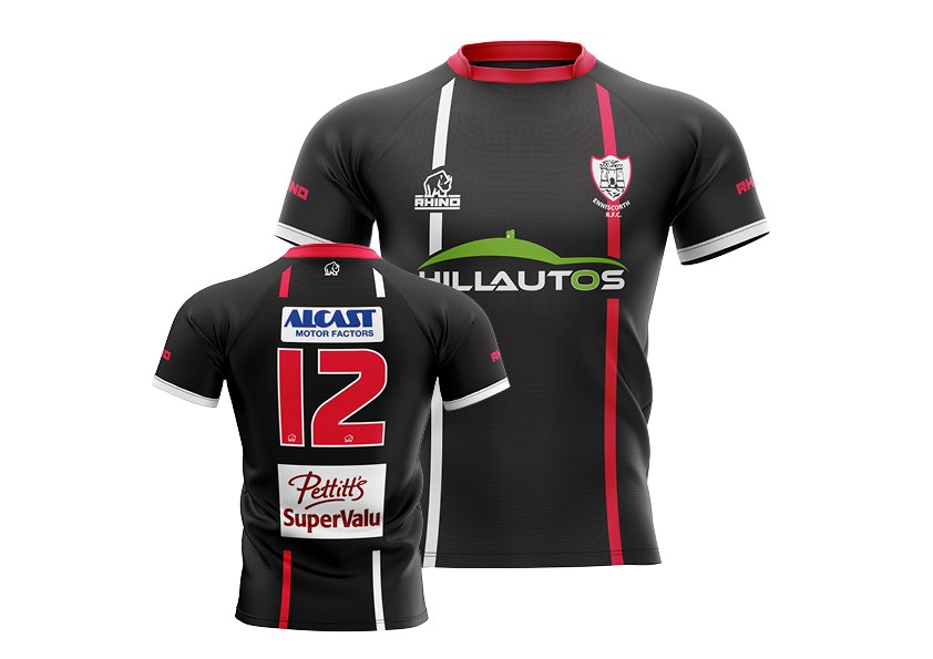 Rhino Custom SemiFit Jersey Rhino Rugby IE